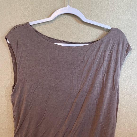 Athleta Westwood sleeveless dress in Taupe woman’s size medium - Picture 5 of 9